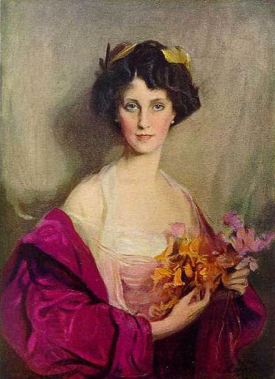 Philip Alexius de Laszlo Portrait of Winifred Anna Cavendish-Bentinck China oil painting art